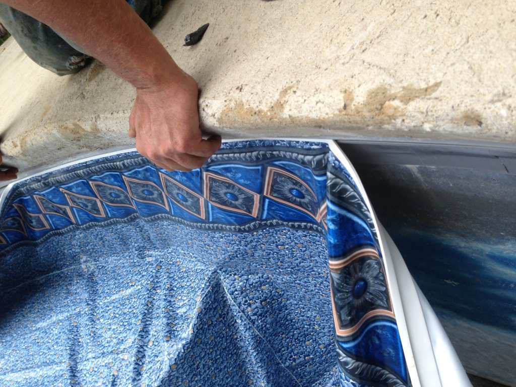 vinyl pool coping replacement